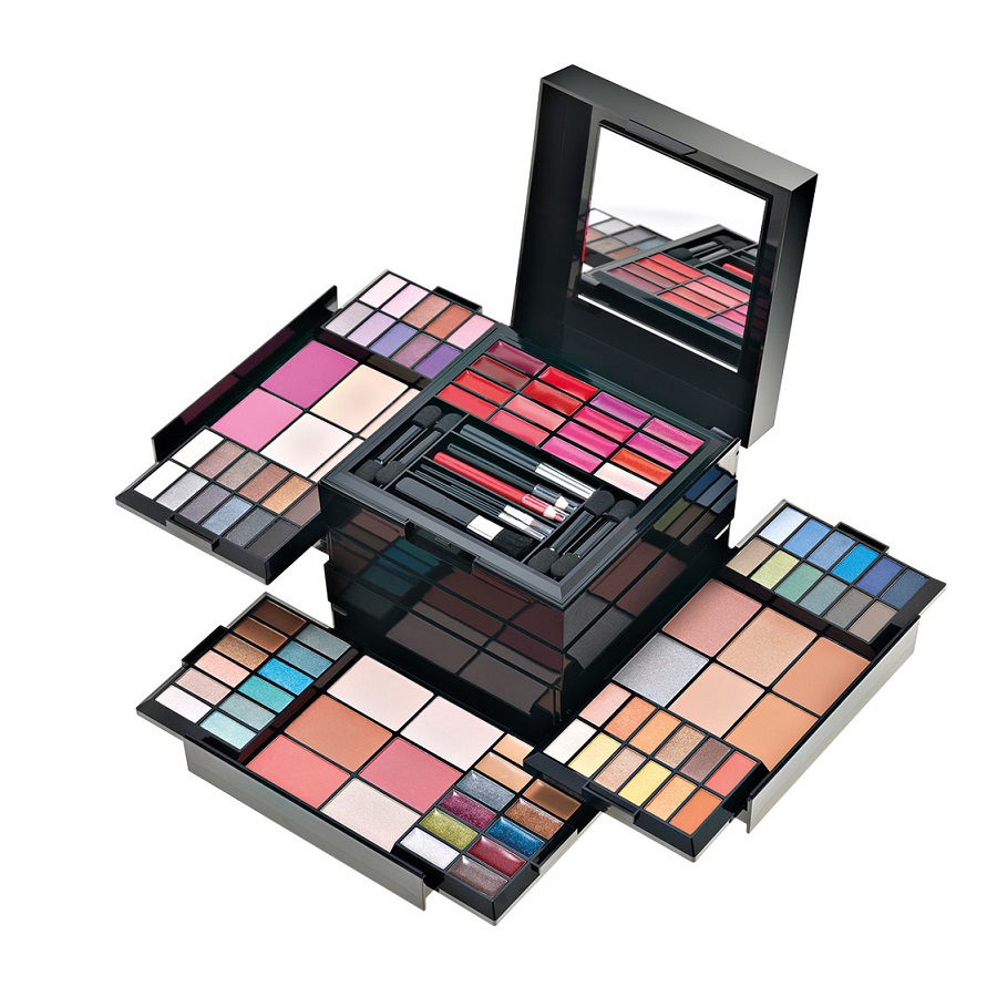مجموعة ماكياج احترافية كبيرة