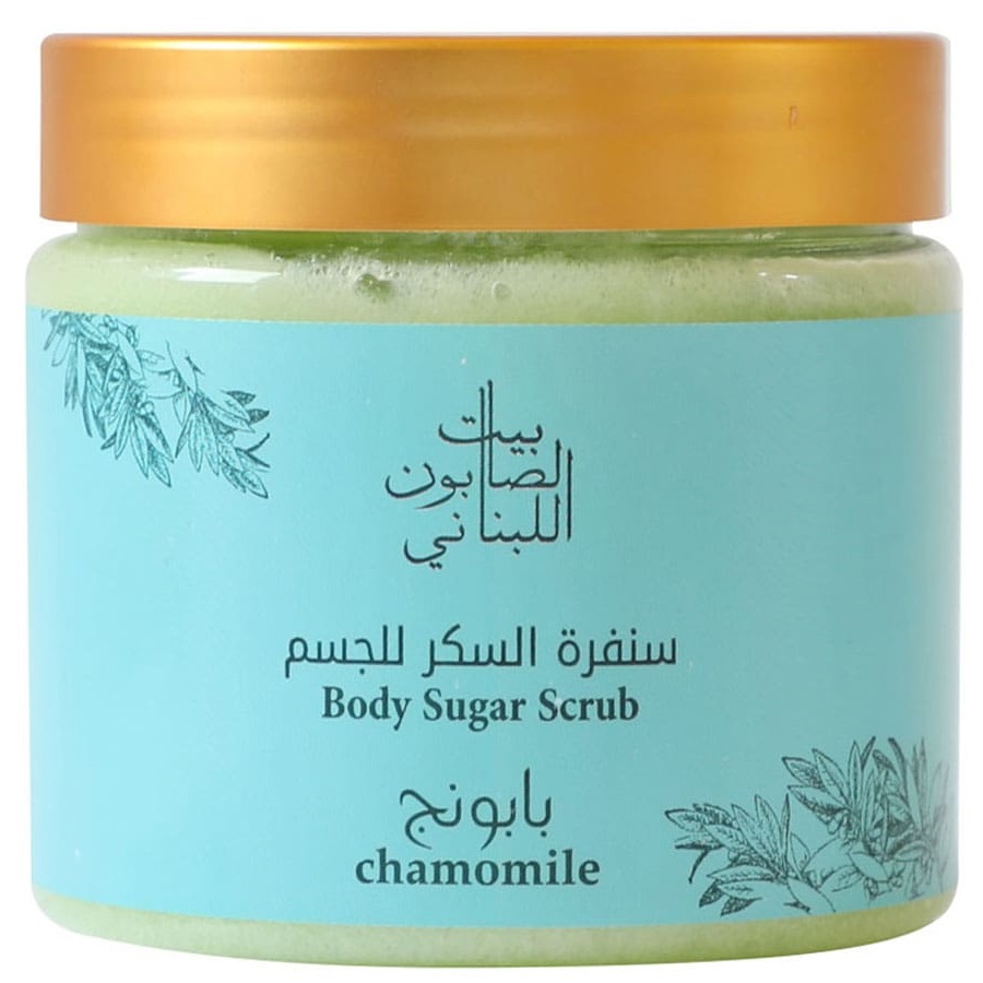 مقشر السكر للجسم بالبابونج 500 غم