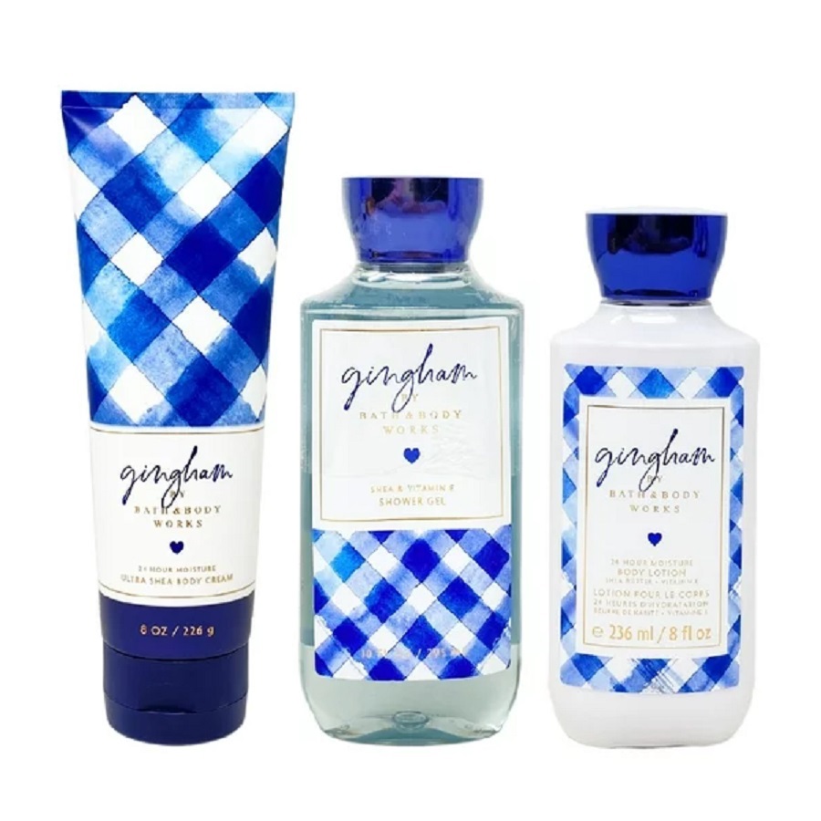 مجموعة العناية بالجسم (جينكهام) حجم كبير 3 قطع