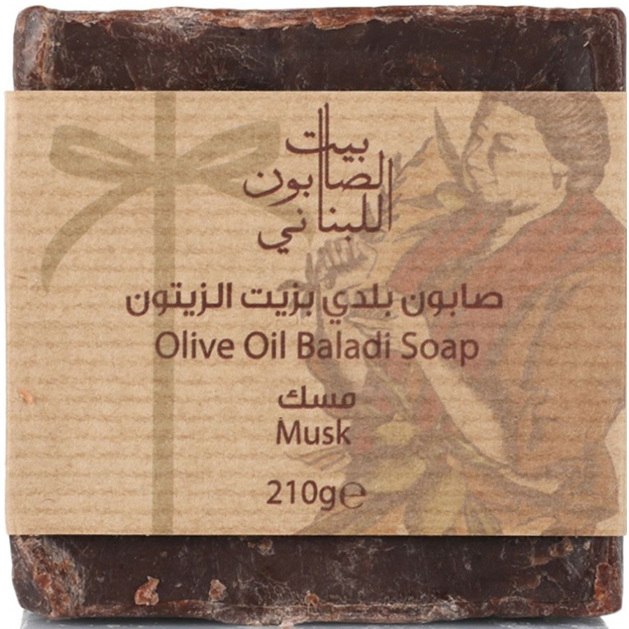 صابون زيت الزيتون البلدي والمسك 210 غم