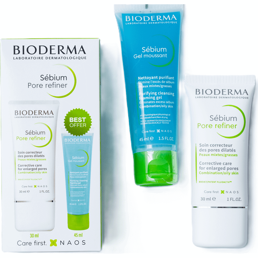 مجموعة العناية بالبشرة الدهنية والمختلطة