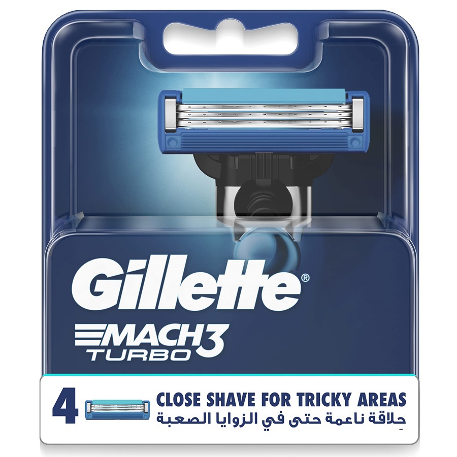 شفرات بديلة ماك 3 تربو 4 قطع