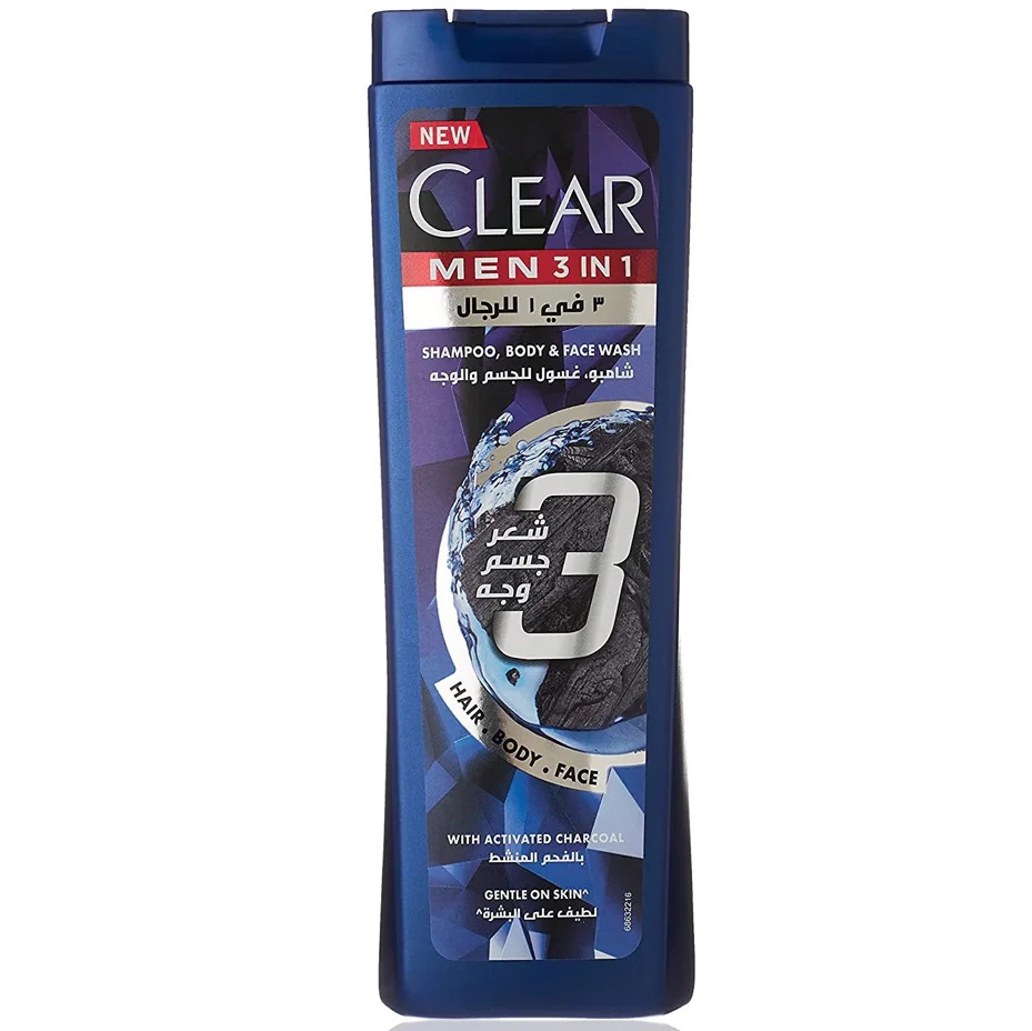 شامبو للرجال 3 في 1 للشعر والجسم والوجه 400 مل
