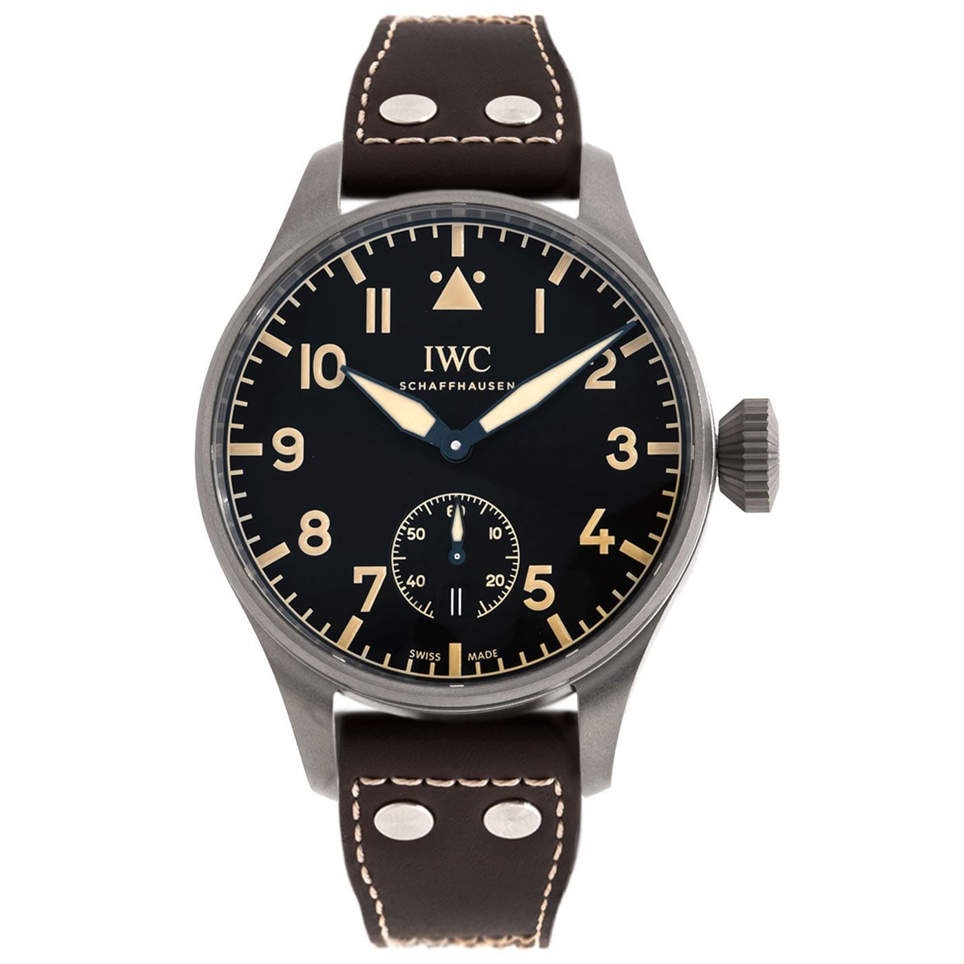ساعة IWC بيج بايلوت تيتانيوم يدوية 48 مم IW510301
