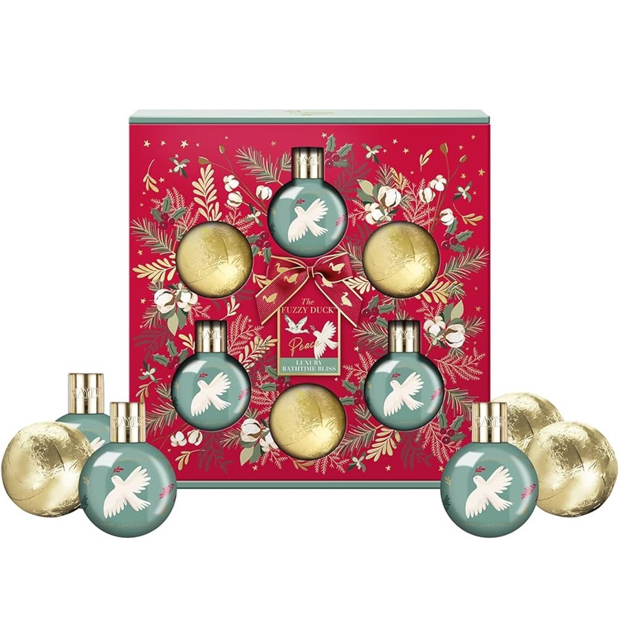 مجموعة هدايا الفقاعات ذا فزي داك وينتر وندر لاند 6 قطع