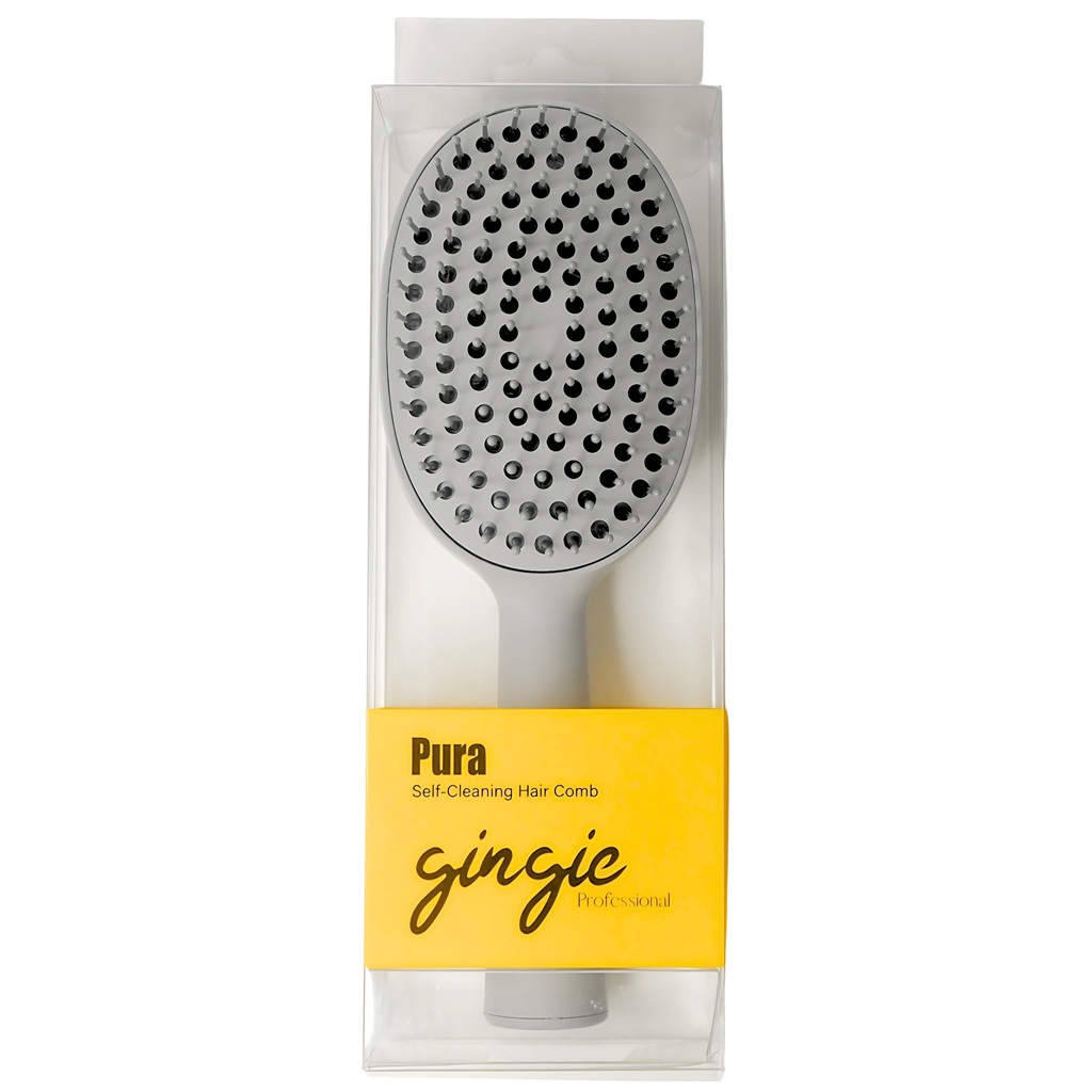 مشط الشعر بورا للتنظيف الذاتي