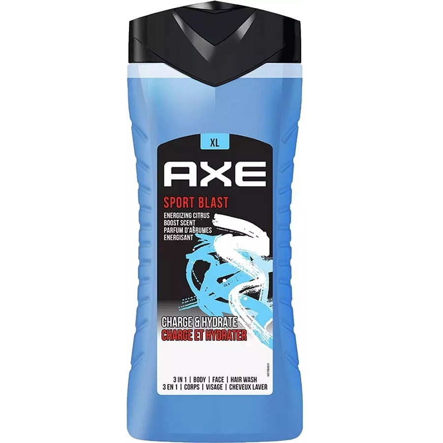 غسول الشعر والجسم 3 في 1 سبورت بلاست 400 مل