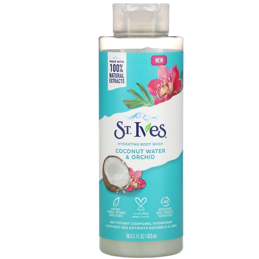 غسول للجسم بماء جوز الهند والأوركيد 473 مل