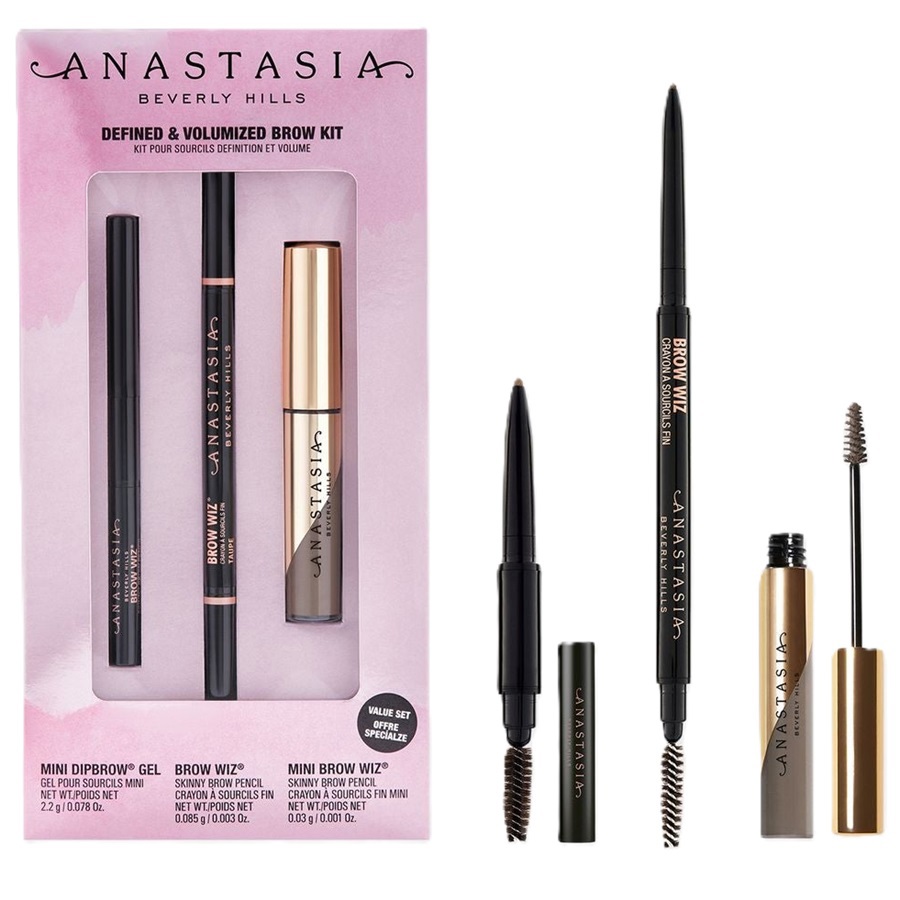 مجموعة تحديد الحواجب (رمادي داكن)