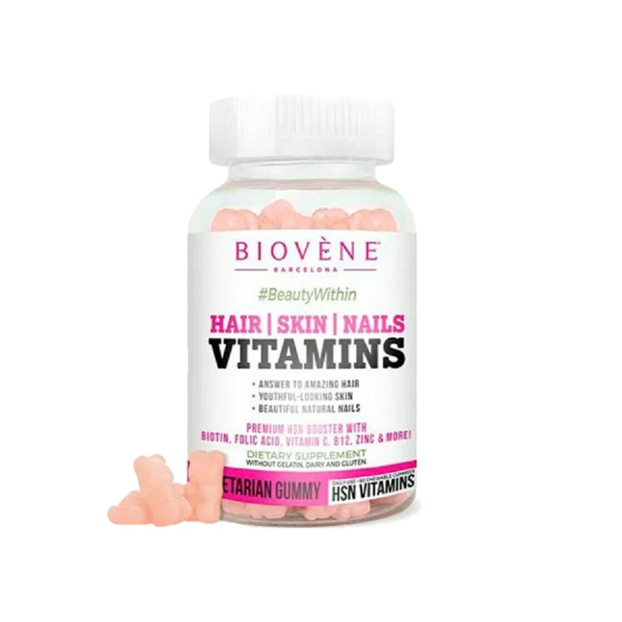 فيتامينات لتقوية الشعر والبشرة والأظافر 60 قطعة