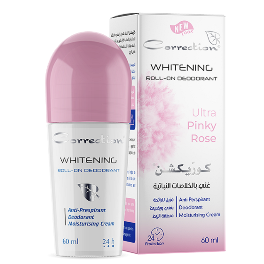 مزيل عرق رول مبيض برائحة الورد الوردي 60 مل