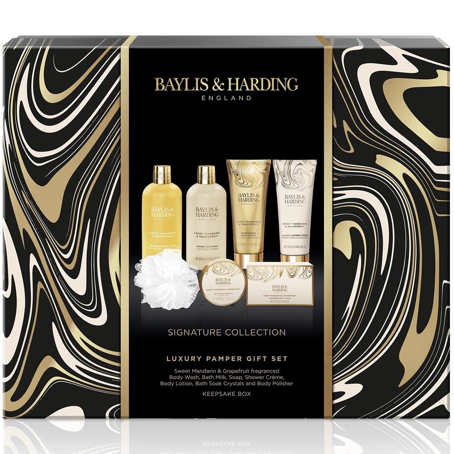 مجموعة هدايا العناية بالجسم برائحة اليوسفي والجريب فروت 7 قطع