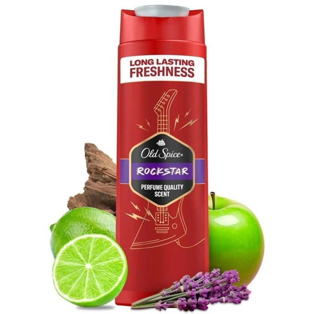 جل الاستحمام 3 في 1 روك ستار 400 مل