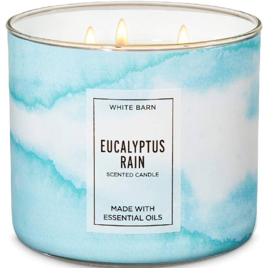 اوكالبتوس رين شمعة معطرة بثلاث فتائل 411 غم