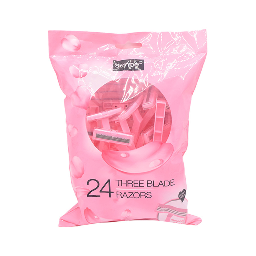 ماكينة حلاقة بثلاث شفرات 24 قطعة