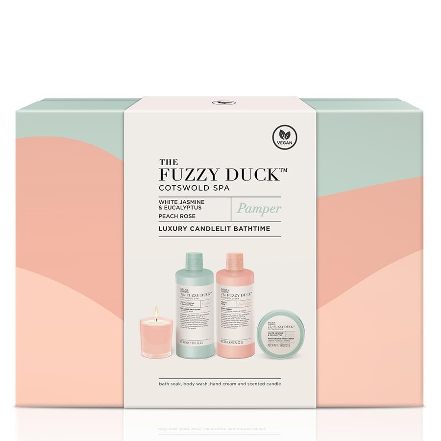 مجموعة هدايا فاخرة ذا فوزي داك كوتسوولد سبا 4 قطع