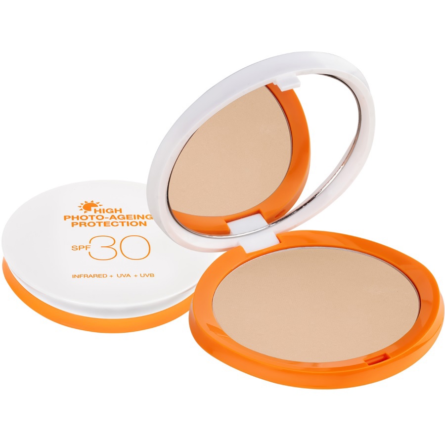 بودرة مضغوطة بعامل حماية من الشمس 30