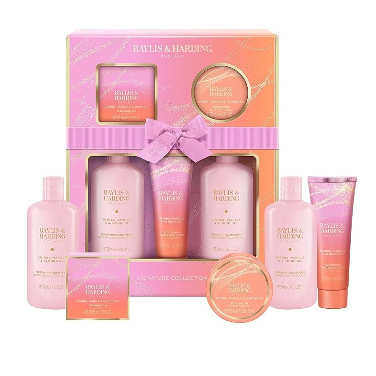 مجموعة العناية المثالية من بايليس آند هاردينج برائحة الجوجوبا والفانيليا واللوز
