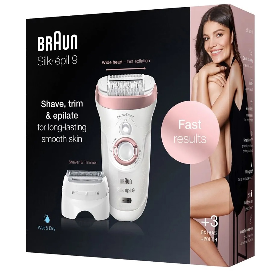 ماكينة الحلاقة والتشذيب سيلك ابيل 9