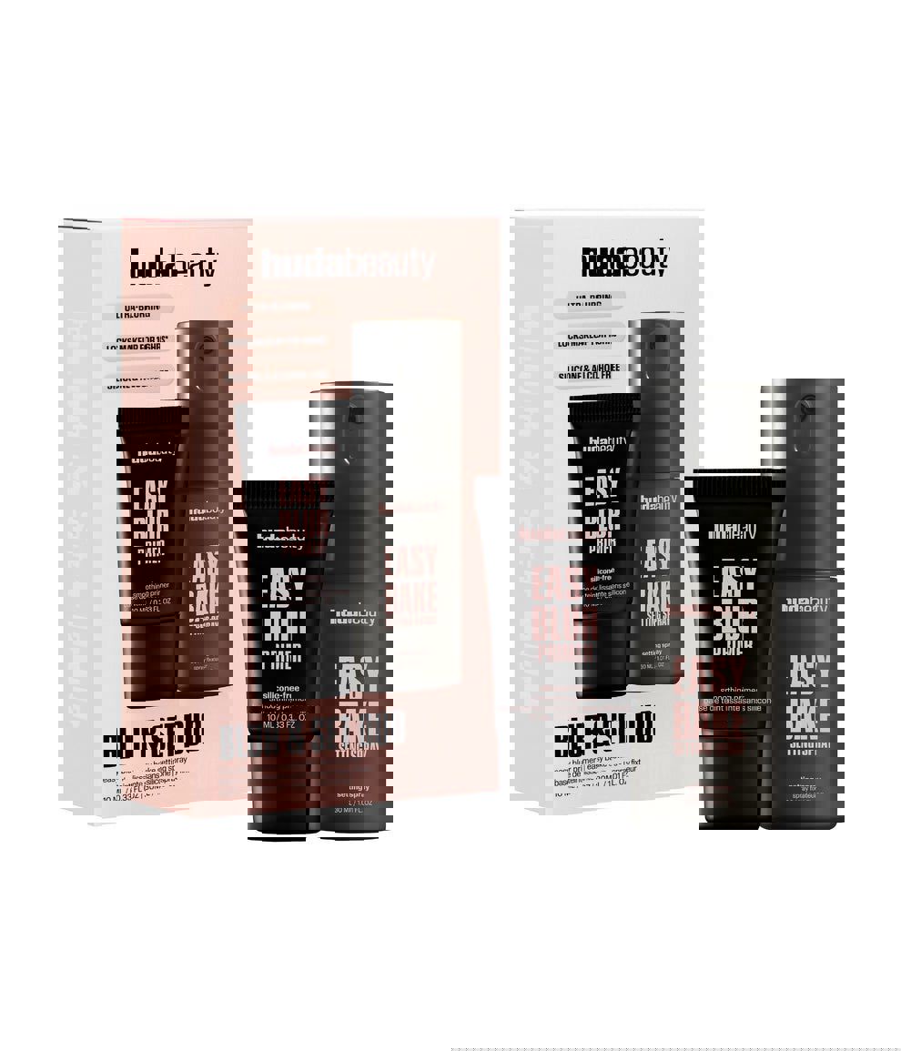 بكج مكياج بحجم صغير برايمر + رذاذ مثبت للمكياج