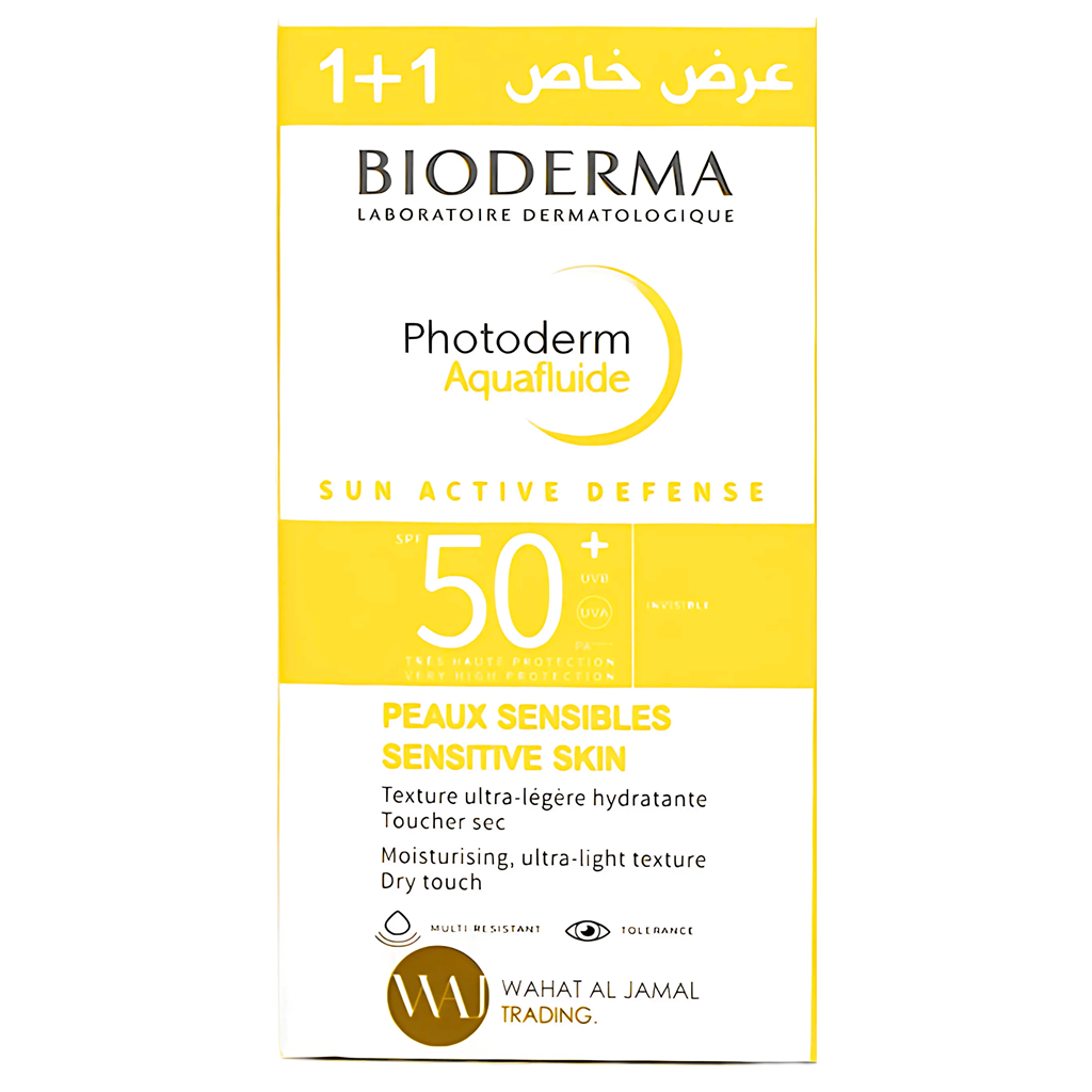 واقي شمس سائل فوتوديرم أكوا بعامل حماية 50، 40 مل 1+1