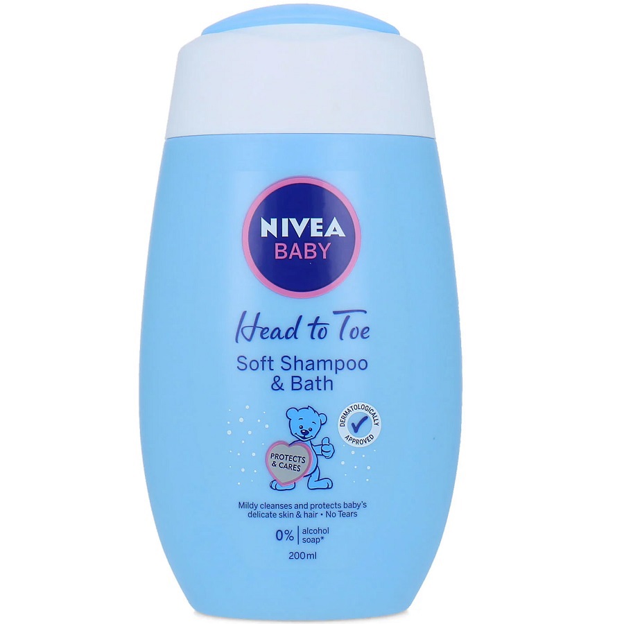 شامبو الشعر والجسم بيبي سوفت للاطفال 200 مل