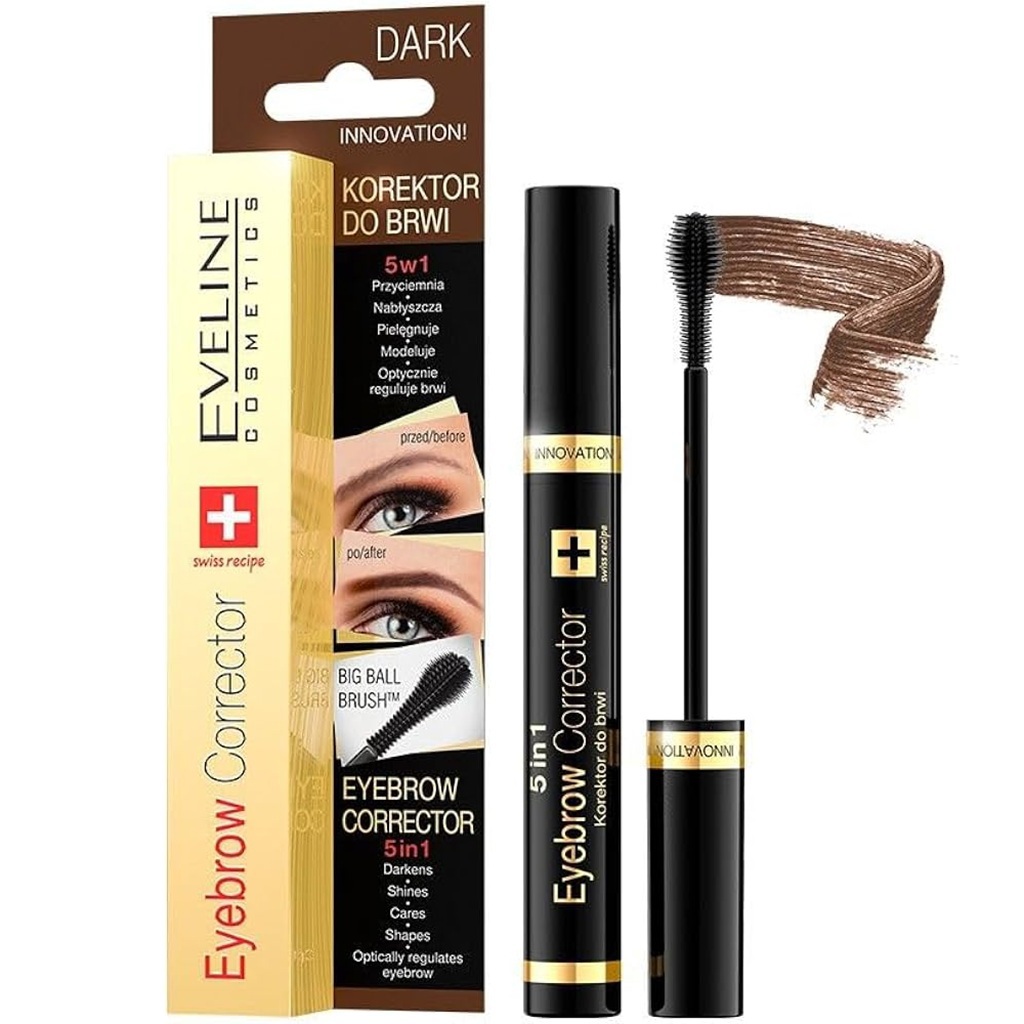مصحح الحواجب 5في1 بني غامق