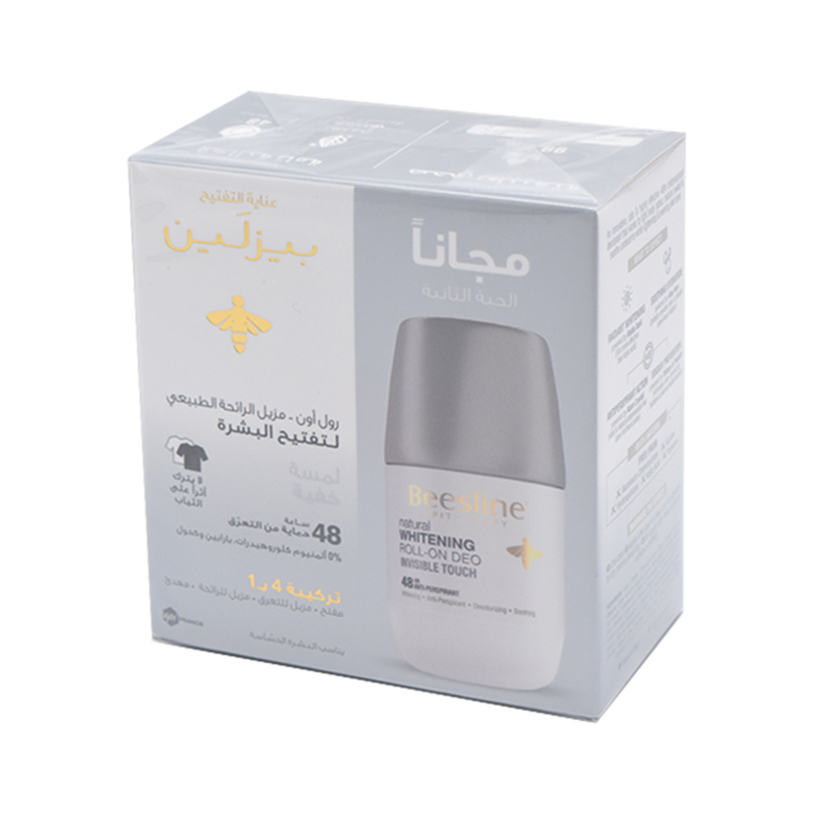 مزيل عرق رول مبيض انفيسيبل تاتش 50 مل 1+1 مجانًا