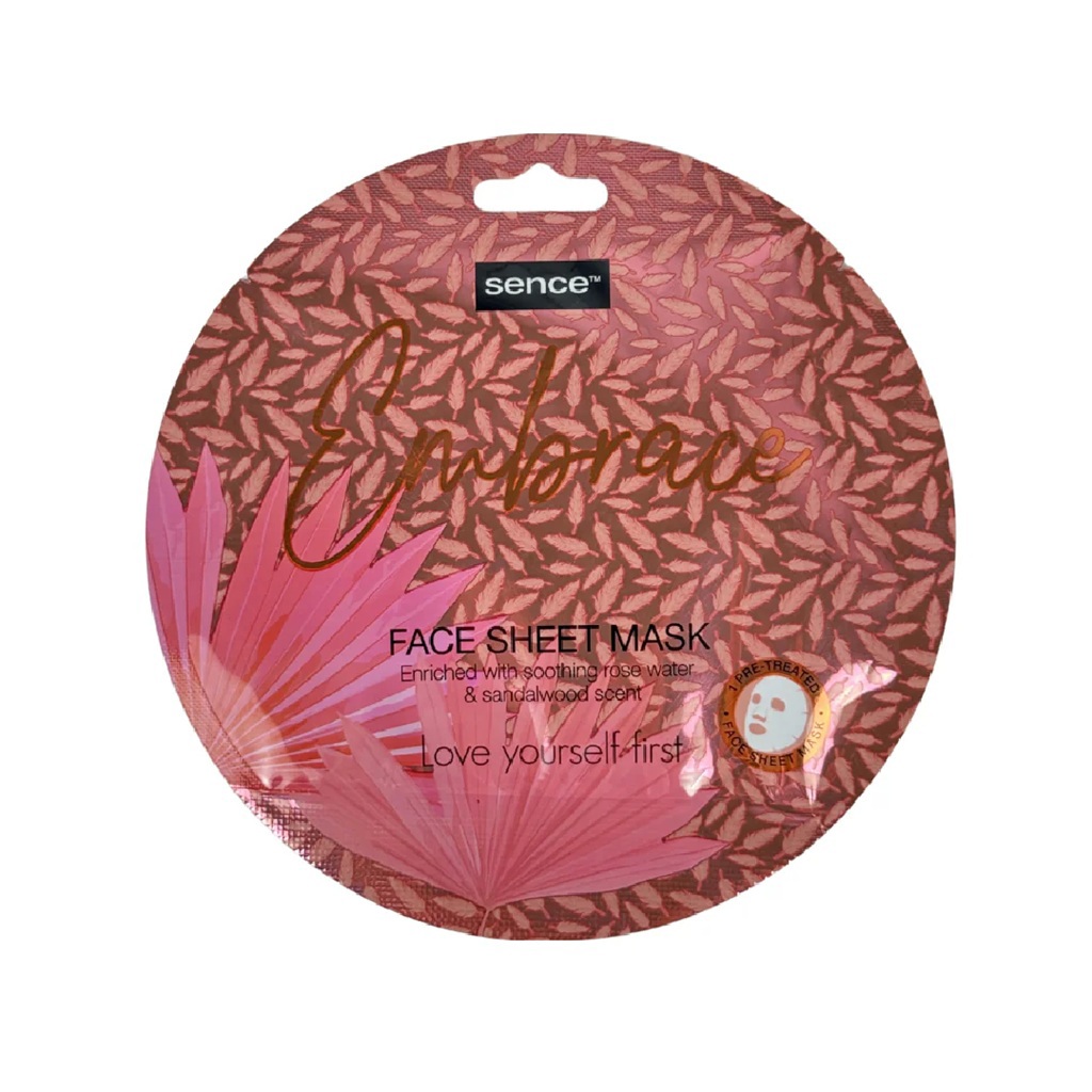 قناع الوجه الورقي إمبريس بماء الورد