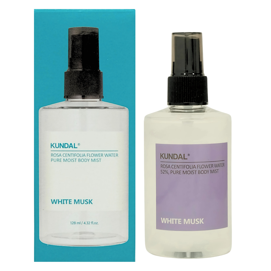 معطر ومرطب للجسم برائحة المسك الأبيض 128 مل