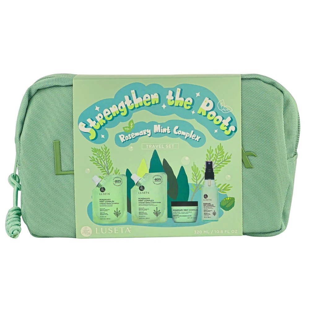مجموعة تقوية جذور الشعر بخلاصة الروزماري والنعناع 4 قطع