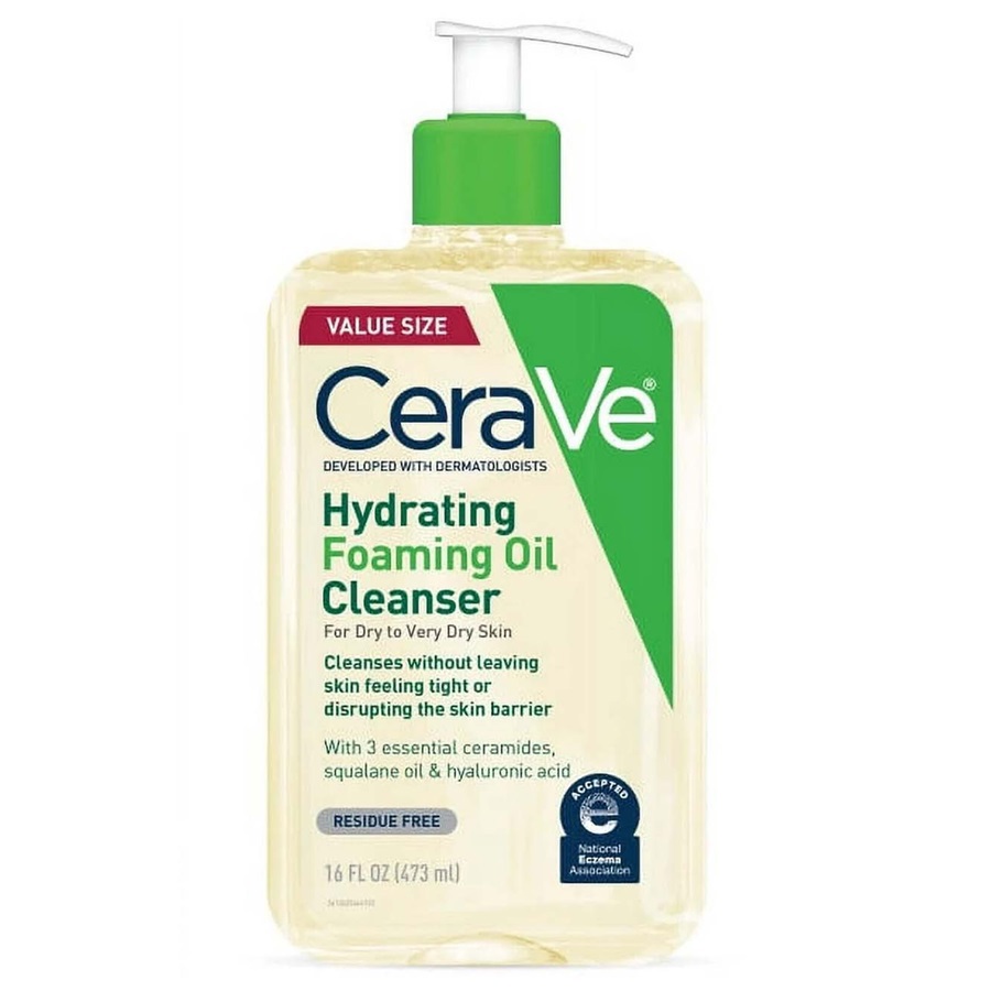 منظف زيتي رغوي مرطب