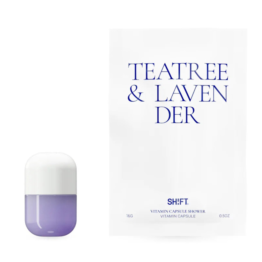 كبسولة فيتامين للاستحمام برائحة شجرة الشاي واللافندر