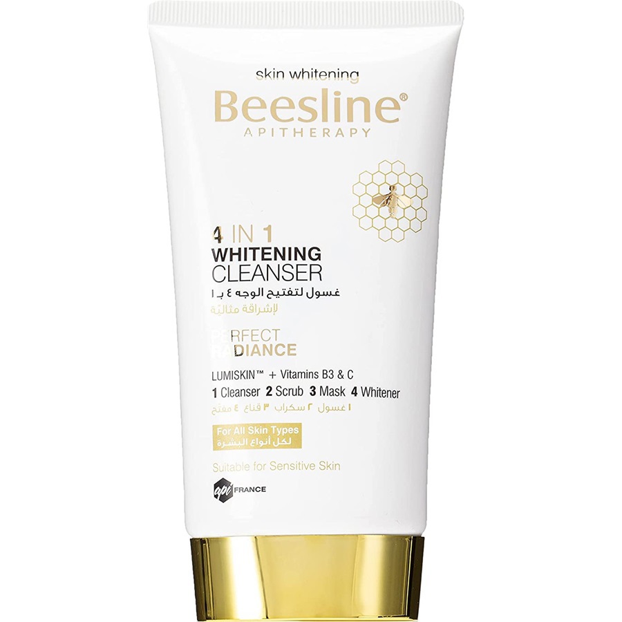 غسول تنظيف وتفتيح البشرة 4 في 1, 150 مل