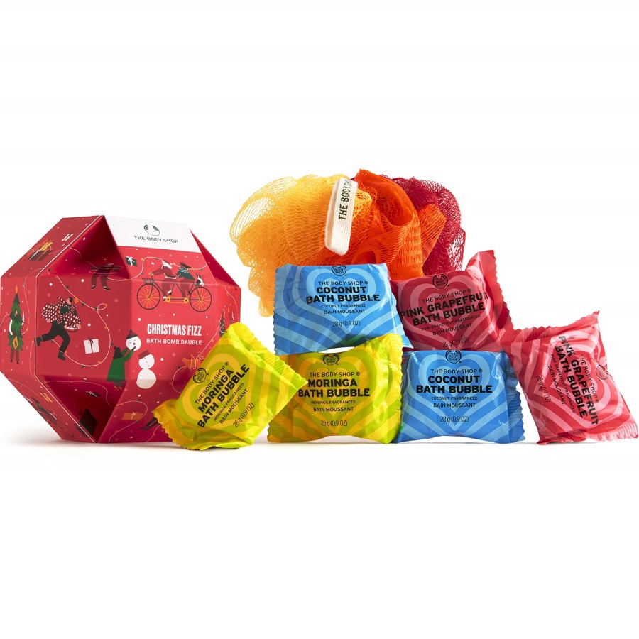 مجموعة كرات الاستحمام الكريسماس