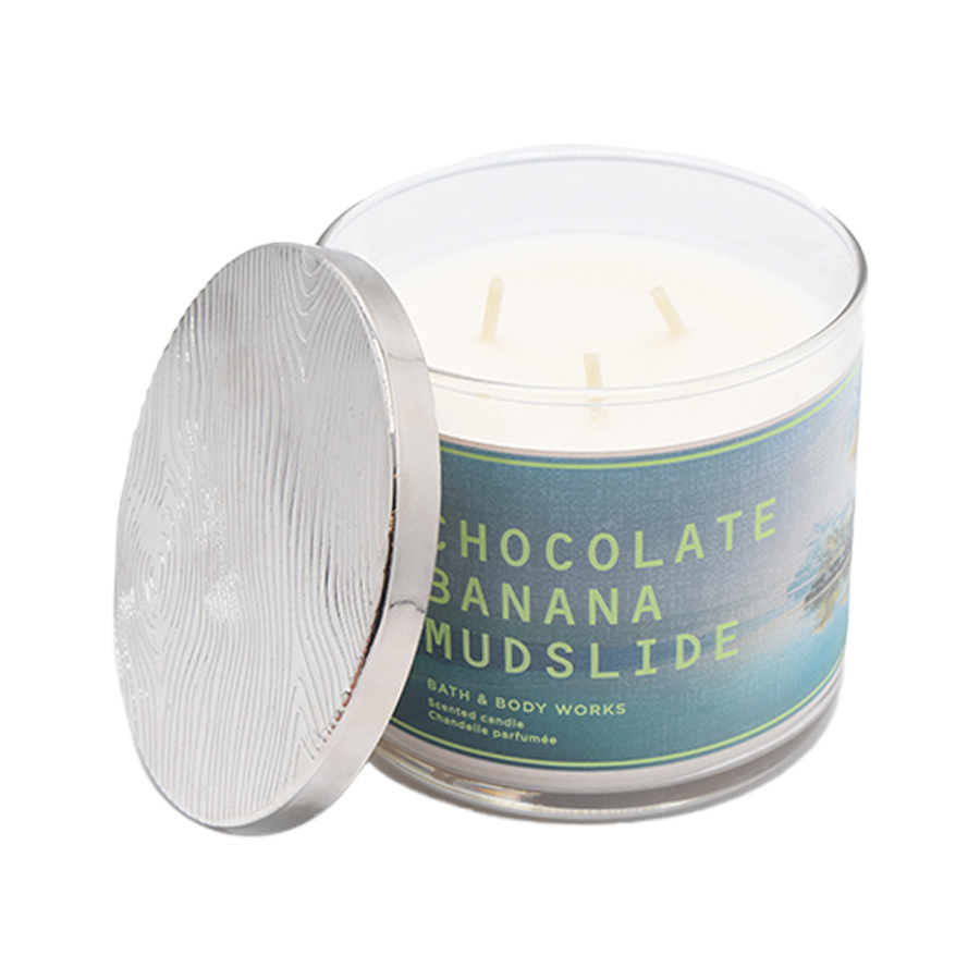 شوكولا بنانا موسلايد شمعة معطرة بثلاث فتائل 411 غم