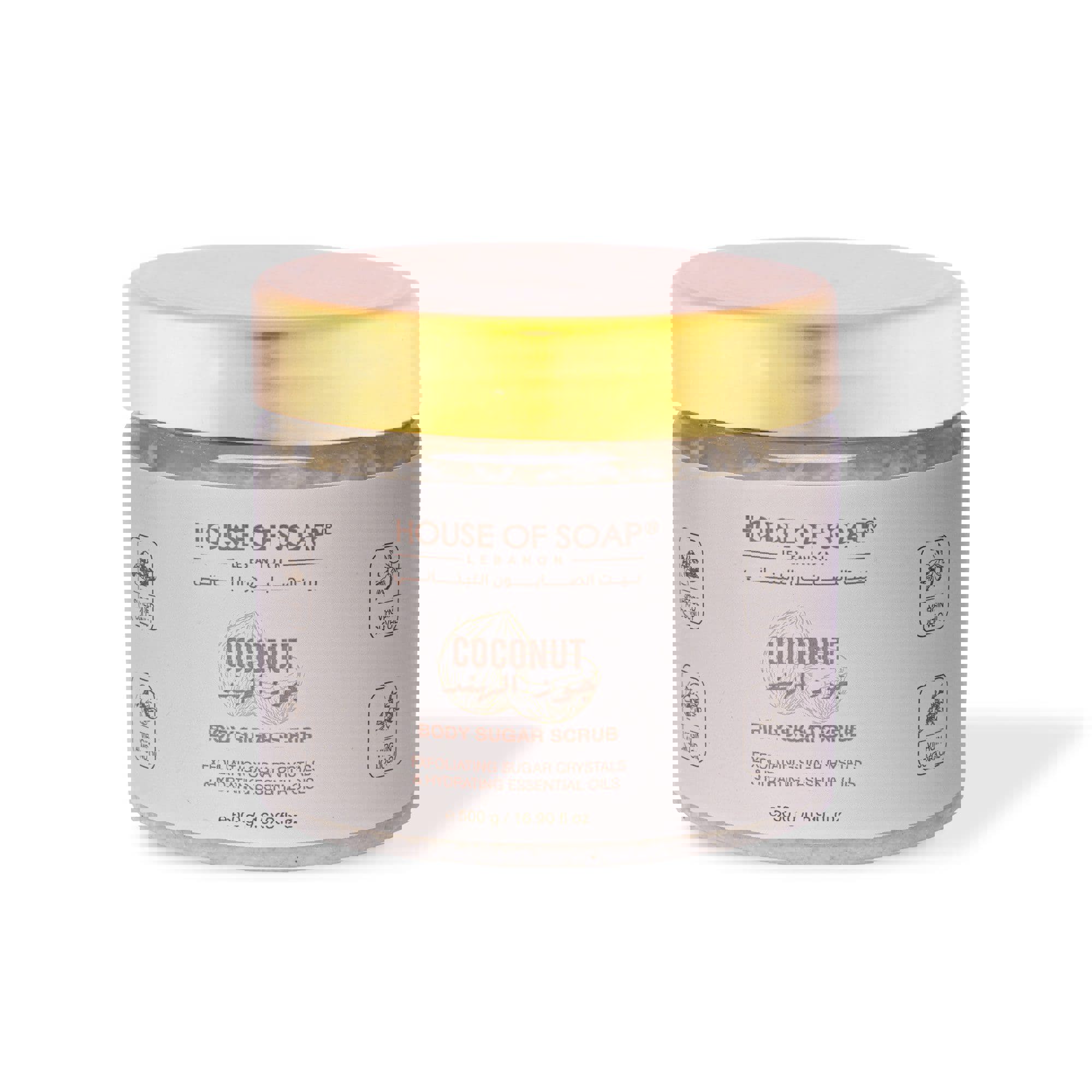 مقشر سكر الجسم بجوز الهند 500 غرام