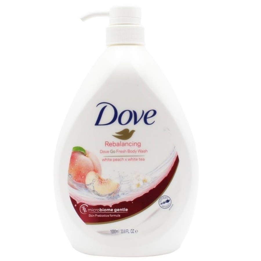 جل استحمام برائحة الخوخ والشاي الأبيض 1 لتر