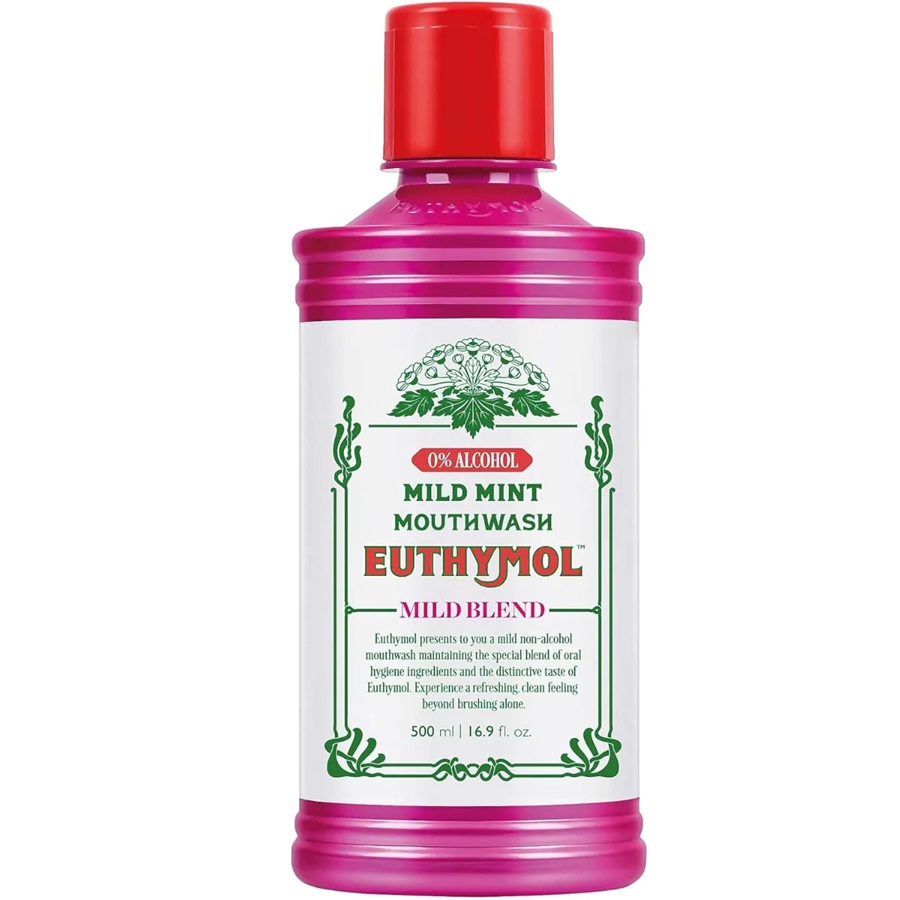 غسول الفم بالنعناع خفيف وخالي من الكحول 500 مل