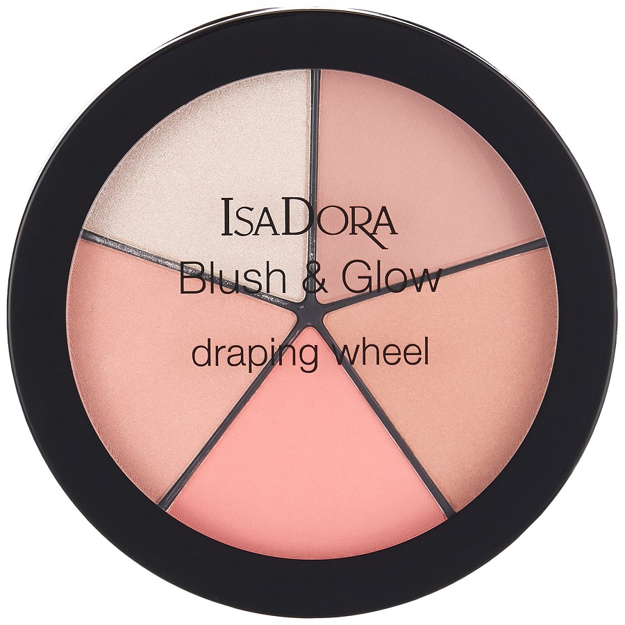 باليت احمر الخدود والهايلايتر بتدرجات الخوخي