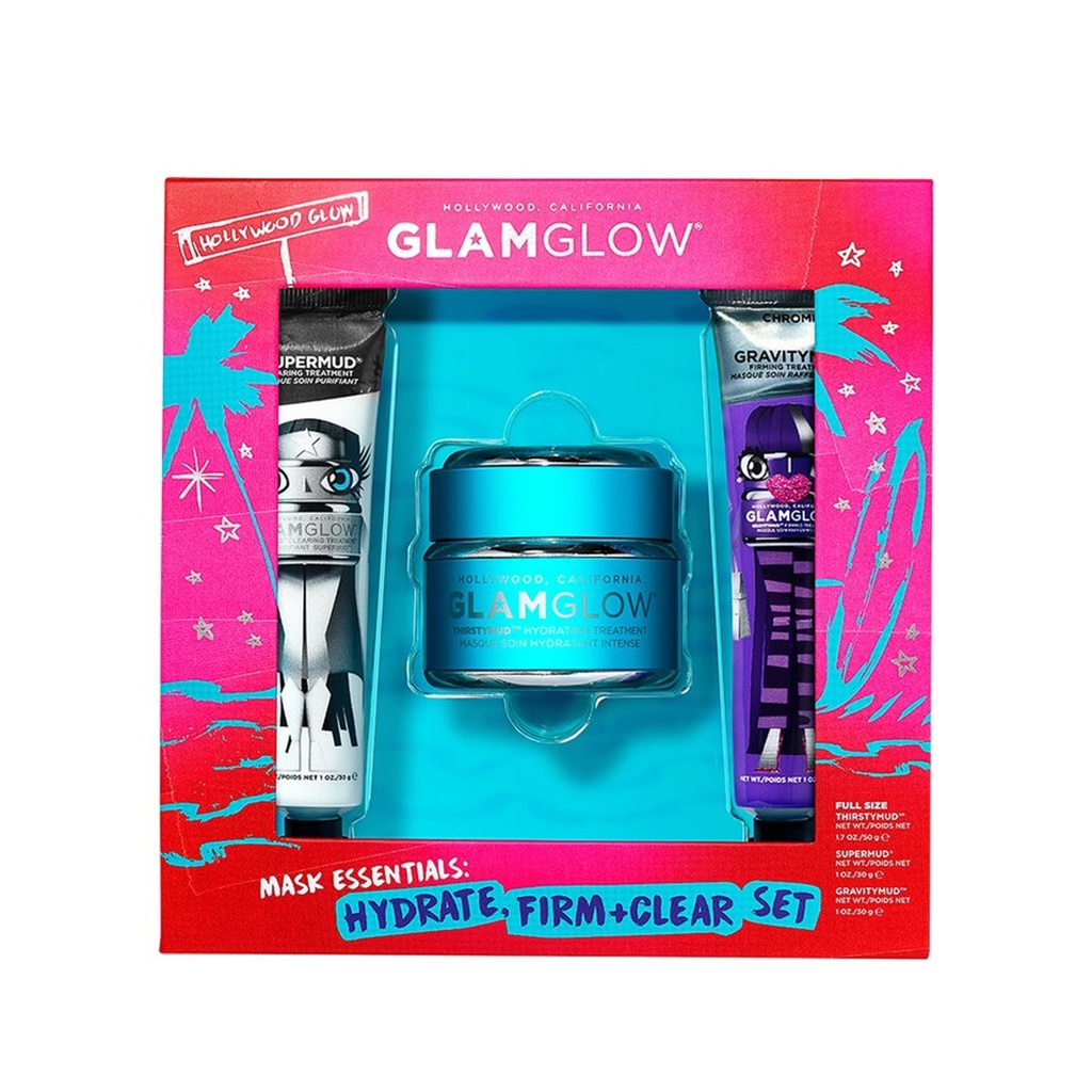 مجموعة أقنعة أساسية لترطيب وشد البشرة وتنقيتها 3 قطع