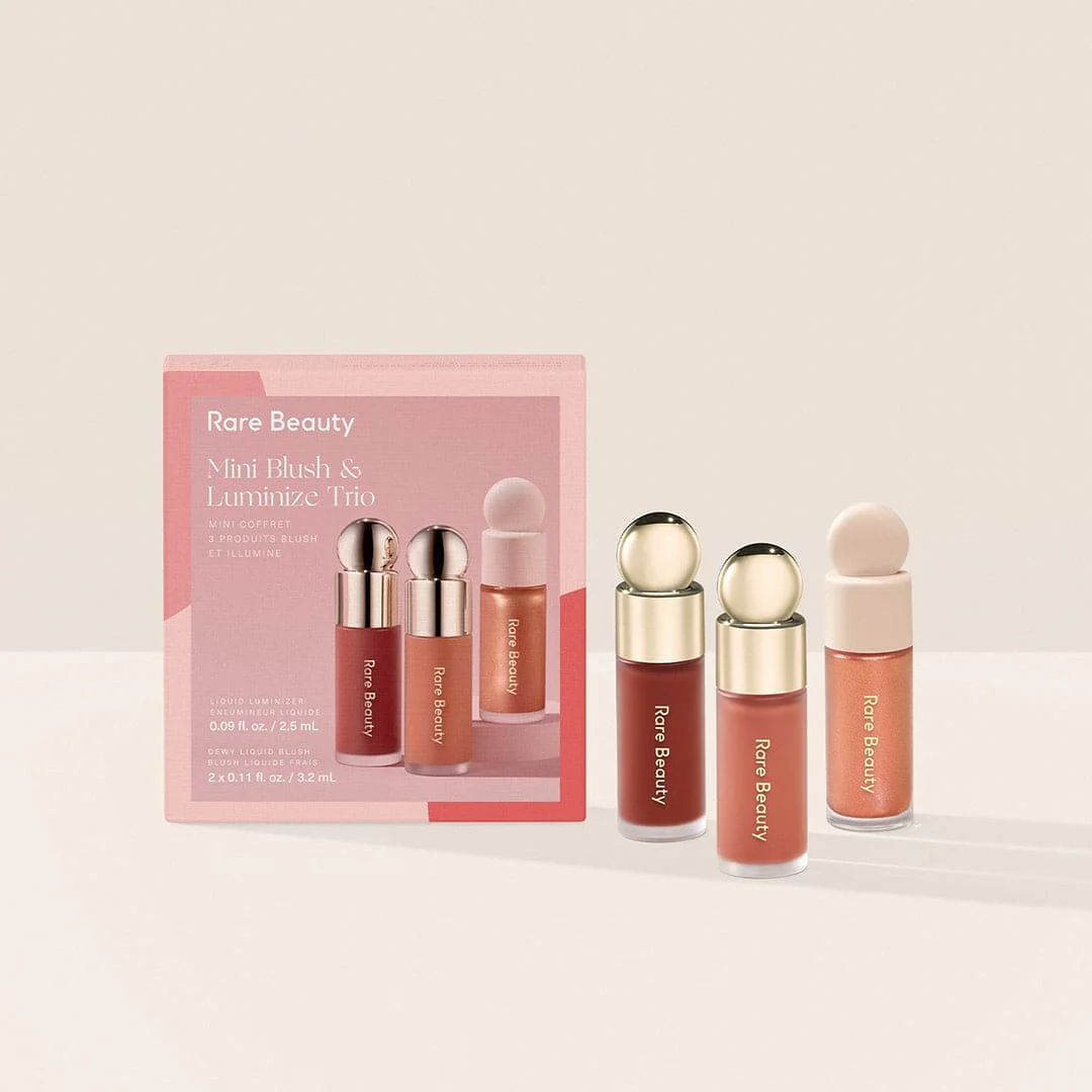 أحمر خدود صغير من رير بيوتي - مجموعة لومينيز الثلاثية