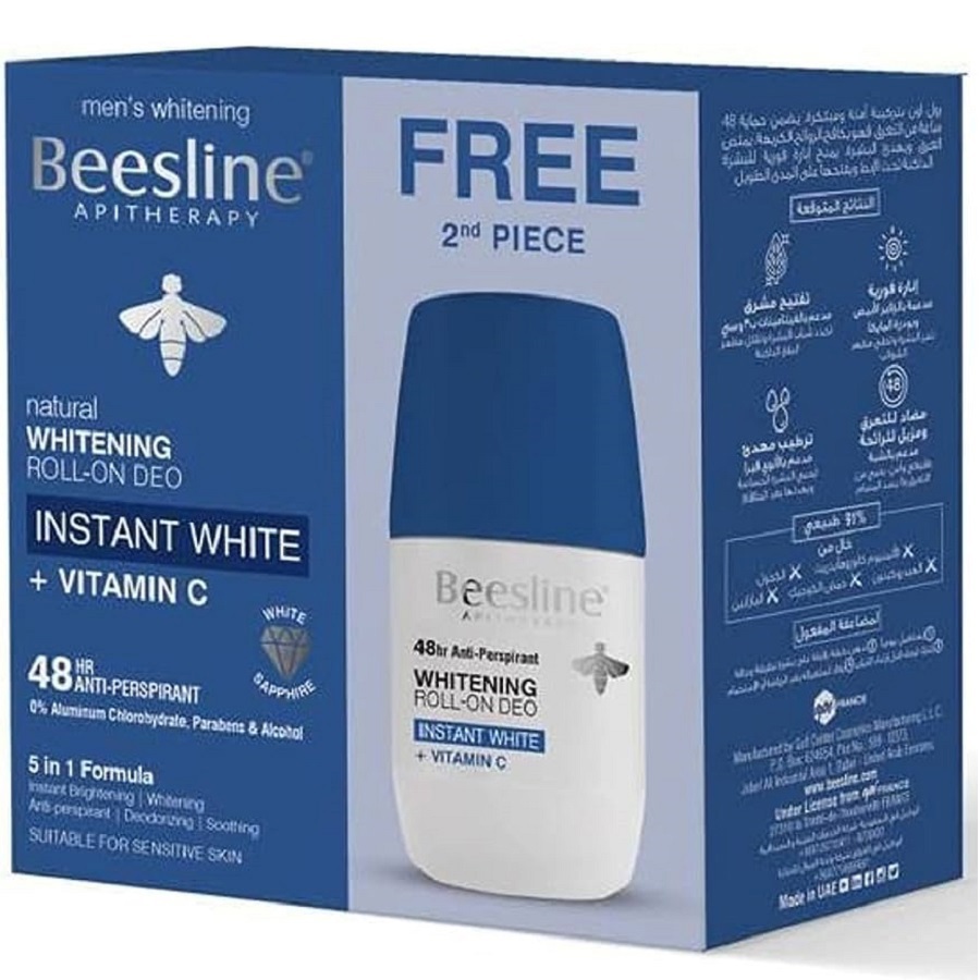 مزيل عرق رول مبيض بفيتامين ج 50 مل 1 + 1 مجانًا