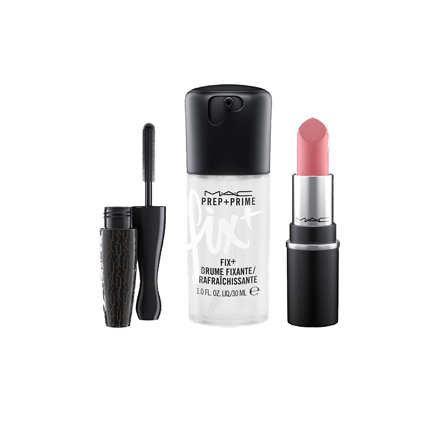 مجموعة الماكياج ميني بينك 3 قطع