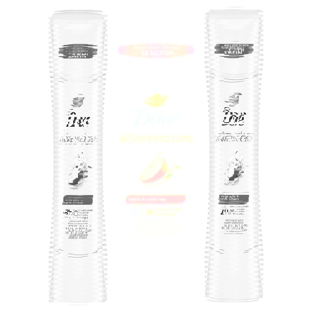 مزيل عرق ستك أدفانسد كير 48 ساعة برائحة التفاح والشاي الأبيض