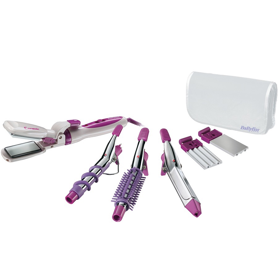 مجموعة تصفيف الشعر 8 في 1