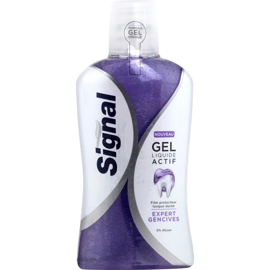 غسول جل سائل فعال للثة 500 مل