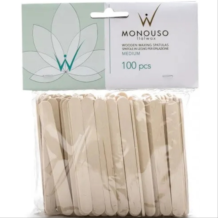 اعواد خشبية متوسطة الحجم 100 قطعة