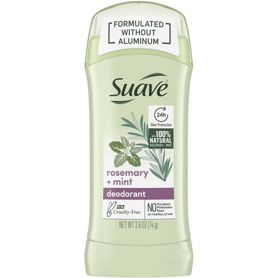 مزيل عرق خالي من الألمنيوم برائحة إكليل الجبل والنعناع 74 غم