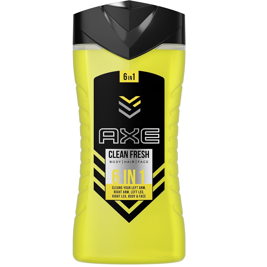 غسول الجسم كلين فريش 6 في 1 250 مل
